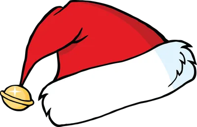белый и красный колпак Санта-Клауса, Рождество Санта-Клаус Hat Large,  праздники, рождество, шляпа png | Klipartz