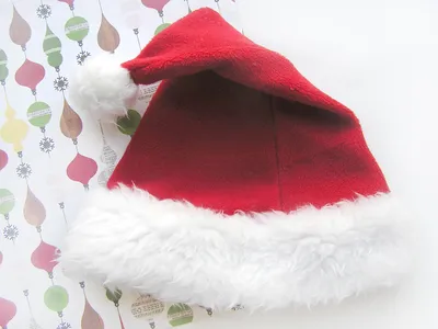 Новогодняя шапка Санта Клауса, мастер-класс | Швейный Советник