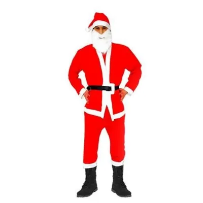 Колпак новогодний детский и взрослый, шапка Деда Мороза / Санта Клауса,  красная купить по низким ценам в интернет-магазине Uzum (790037)