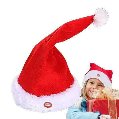 Шапка Санта-Клауса со снегом и новогодними шарами на цветном фоне ::  Стоковая фотография :: Pixel-Shot Studio