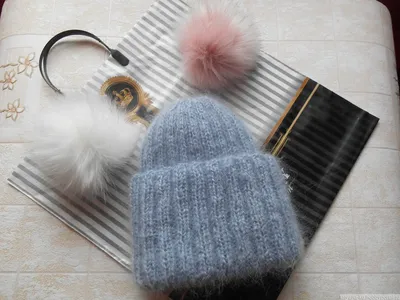 Купить шапку из мохера в стиле Такори цвета \"Черный\" в интернет-магазине в  Москве