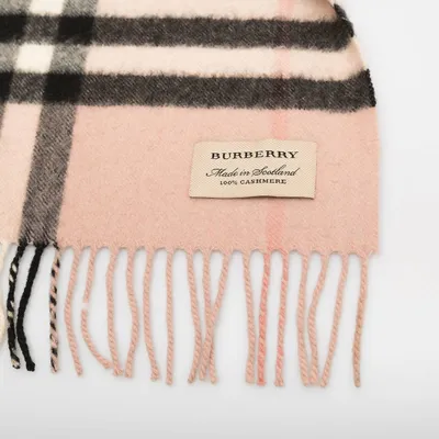 Розовый кашемировый шарф Burberry: купить женские шарфы в интернет магазине  Studio Fashion в Киеве и Украине – код товара 40177