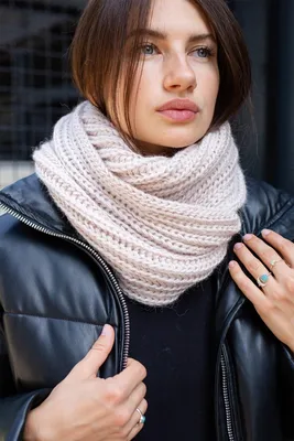 Шарф Хомут Without Scarf Beige Woman– купить по доступной цене в  интернет-магазине – BEZET