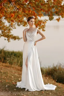 Josephine\" шелковое платье с вышивкой купить по цене 39 000 руб. в  Санкт-Петербурге | Свадебный салон Alisa Wedding