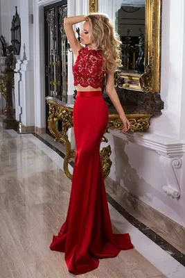 Шикарное атласное красное платье артикул 219859 цвет красный👗 напрокат 9  000 ₽ ⭐ купить 34 000 ₽ в Москве