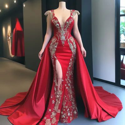 Элегантное платье в пол