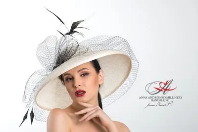 Красивая шапка с вуалью и цветком с бусинками от Kamea Bianka. купить  недорого в интернет-магазине модной одежды и текстиля ❰❰EXCLUSIVE❱❱