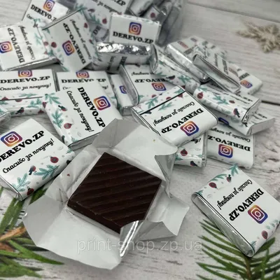 Купить Міні шоколадки. Промо шоколад з брендом., цена 4.90 грн в Покровске  — Prom.ua (ID#1603002031)
