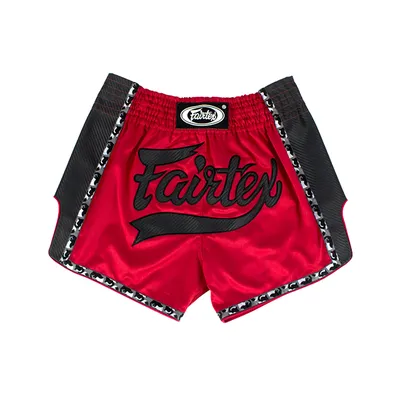 Шорты для тайского бокса Fairtex BS1703 Red-Black — купить в Интернет  магазине ФАЙТЕР