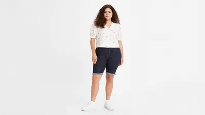 Classic Bermuda Women's Shorts - Dark Wash | Levi's® US