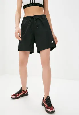 Шорты спортивные adidas WVN LNGR SHORT, цвет: черный, AD002EWLUIR4 — купить  в интернет-магазине Lamoda