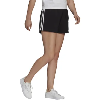 Шорты женские Adidas Essentials Relaxed Woven 3-Stripes черные M - купить в  Москве, цены на Мегамаркет