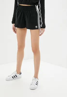Шорты спортивные adidas Originals, цвет: черный, AD093EWHLJO4 — купить в  интернет-магазине Lamoda