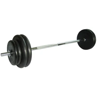 Штанга обрезиненная Atlet Barbell 31 кг купить недорого, цена отзывы  характеристики