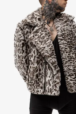 ZIGGY MEN'S TIGER FUR COAT | Fur coat, Winter jackets, Coat