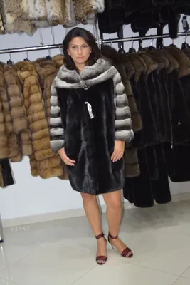 Luxurious Mink Fur Coat from Greece