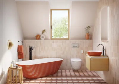 ФОТО | Симфония цвета и формы в ванной комнате от одного из самых  влиятельных дизайнеров мира - Декор