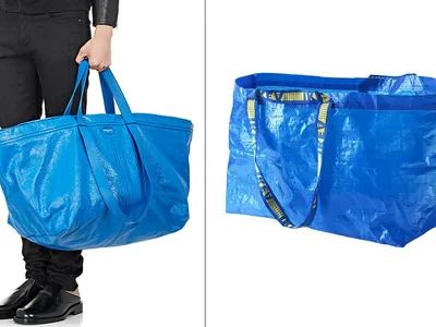 Женская синяя сумка borsa из денима Blumarine — купить за 77 400 руб. в  интернет-магазине SV77, арт. P34/4W005A/C9468