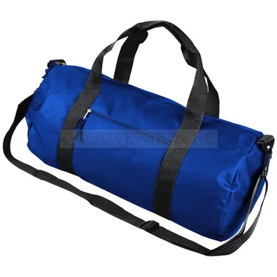 Светло синяя с нашивкой и принтом NEW YORK брендовая сумка MLB