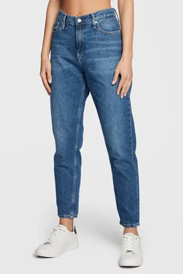 Женские синие джинсы MOM Calvin Klein Jeans J20J220194 — FR Group