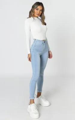 ALWAYS FITS GOOD LEGS SKINNY JEANS | INDIGO447 - GOOD AMERICAN