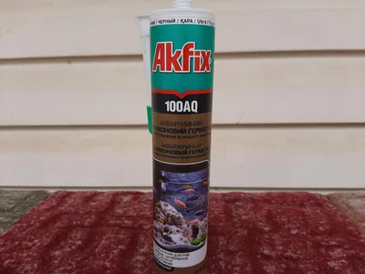 Купить Akfix AQ100 280 мл. Клей аквариумный чёрный. Чем склеить аквариум и  клей для аквариума, цена 216.01 грн — Prom.ua (ID#1287989975)