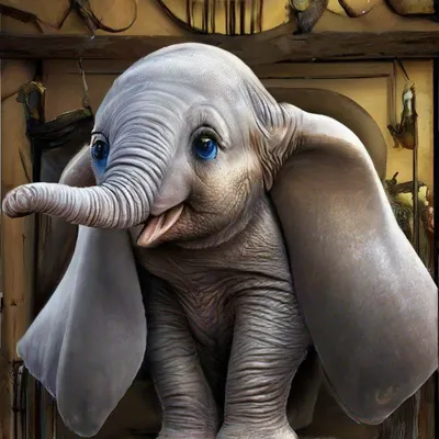 How to make a baby elephant Dumbo from clay - YouTube