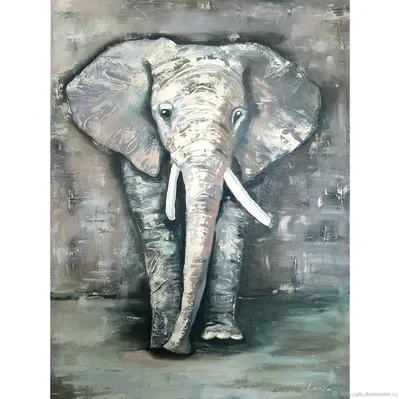 Слон интерьерная картина – купить онлайн на Ярмарке Мастеров – SPW2QRU |  Картины, Ижевск