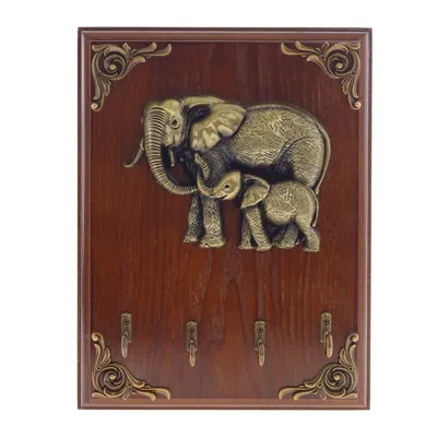 Купить Ключница для дома Слон 18,5*24,5 см в Москве - низкие цены, срочная  доставка по России