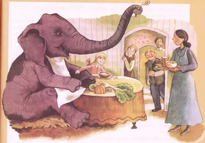 Слон куприн рисунки детей - 69 фото