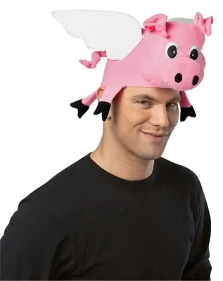 Шляпа болельщика | Crazy hats, Flying pig costume, Pig costumes