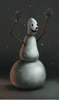 Мрачные картинки :: красивые картинки :: Faber Castell :: снеговик :: art  (арт) / картинки, гифки, прикольные комиксы, интересные статьи по теме.
