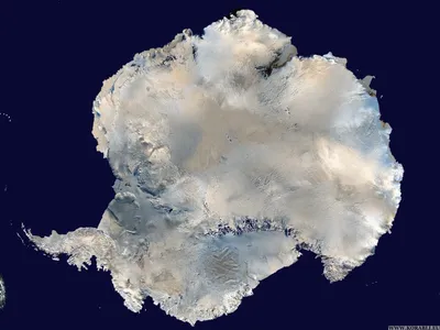 Антарктида, фото со спутника | www.korabli.eu