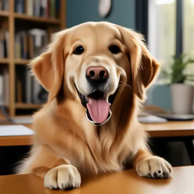 Собака золотистый ретривер летним вечером Stock Photo | Adobe Stock