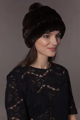 ₪148-Норковые меховые шапки для женщин, зимние, натуральный лисьий мех,  помпон, пушистая теплая шапка, модная пушистая вязаная шапка -Description