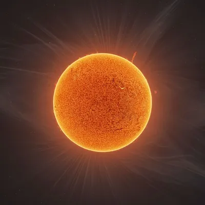 Самое подробное фото Солнца - 140-мегапиксельная иллюстрация Солнца Эндрю  МакКарти и Джейсона Гензеля