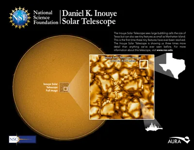 Фото дня: самые детальные изображения поверхности Солнца