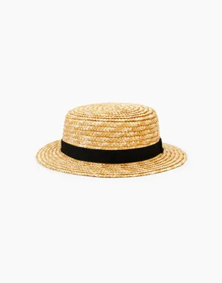 Соломенная шляпа Miniso Classic Jazz Straw Hat Бежевая - купить в Баку.  Цена, обзор, отзывы, продажа