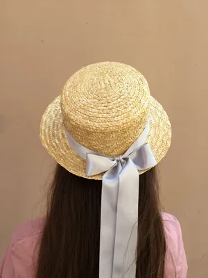 Купить бежевая соломенная шляпа для девочки 4-6л, цены на Мегамаркет |  Артикул: 100053782404