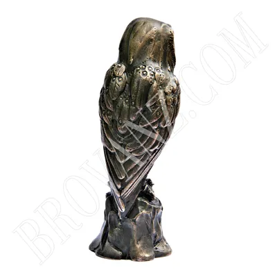 Скульптура Сова-сипуха на пне - купить в интернет-магазине Brovanz