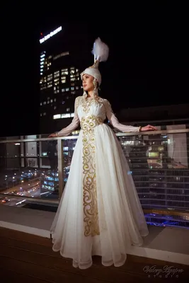 Современные казахские национальные платья фотографии