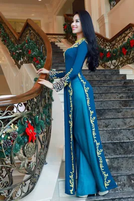 Туркменские платья с вышивкой - 87 фото