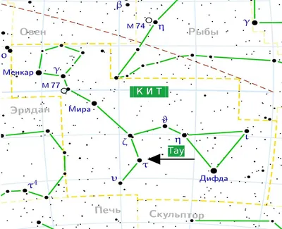 Предпросмотр схемы вышивки «Созвездие Кита» (№2132409) - Вышивка крестом