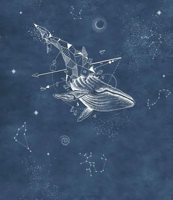 Созвездие кита 4k» — создано в Шедевруме
