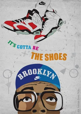 Спайк Ли: постер Air Jordan | Плакат Jordan, Air Jordans, Спайк Ли
