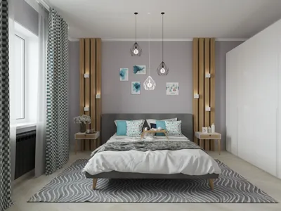 Спальня в серых оттенках в интерьере спальни – готовые решения в  интернет-магазине Леруа Мерлен в Москве и России