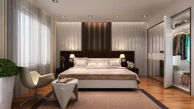 Дизайн спальни 2023 — современные идеи оформления на фото
