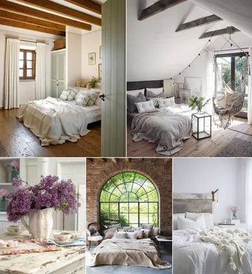 Дизайн спальни в стиле Прованс - оформление интерьера маленькой спальни с  фото
