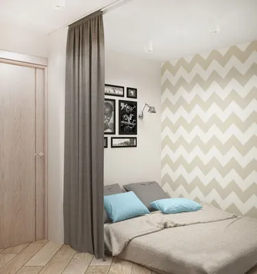Спальня 5 кв.м в современном стиле ➤ смотреть фото дизайна интерьера