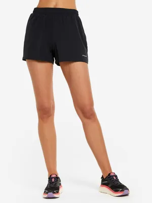 Женские спортивные шорты черные с полукруглым низом - купить в интернет  магазине Аржен